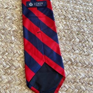 J. Crew Red & Blue Striped Tie